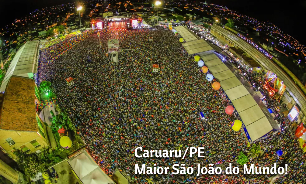 SÃO JOÃO: Caruaru/PE + Campina Grande/PB + Polo de Compras